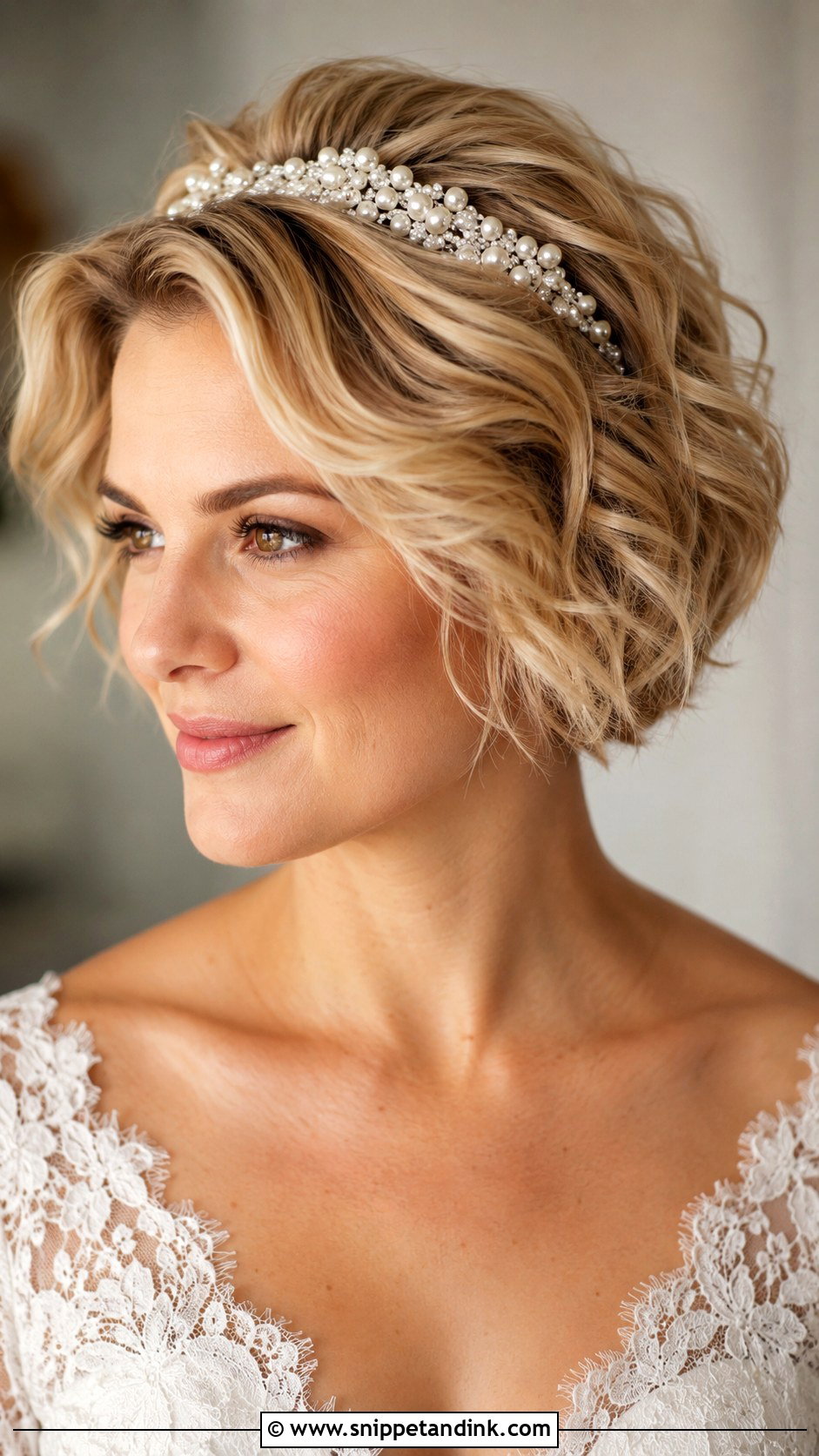 Short Hair Wedding Hairstyle With Headband - Snippet and Ink - 15 Hairstyles for Short Hair Marriage
