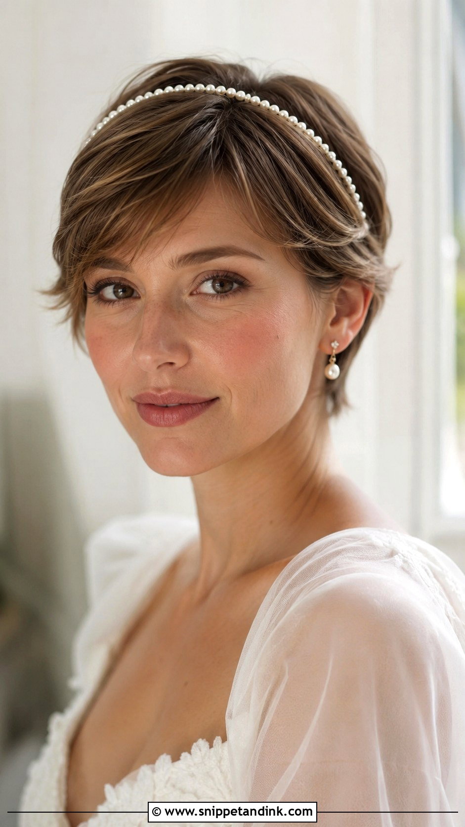 Short Hair Wedding Headband - Snippet and Ink - 15 Hairstyles for Short Length Hair Wedding