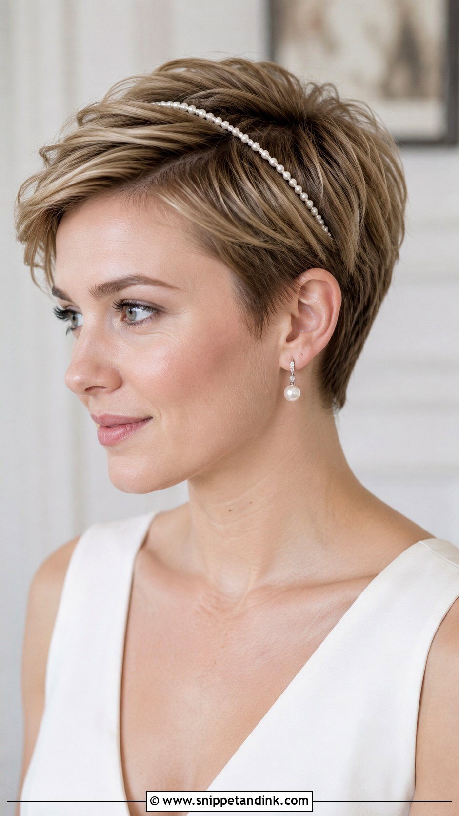Short Hair Wedding Pixie - Snippet and Ink - 15 Wedding Hairstyles on Short Hair