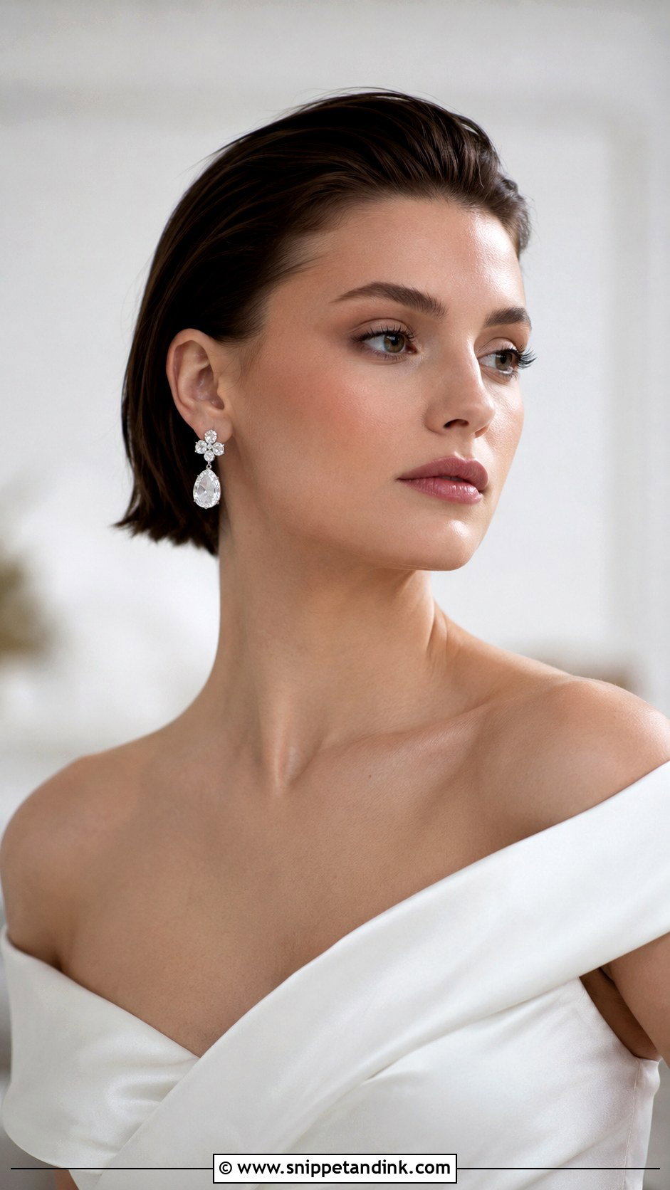 Short Hair Wedding Slick Back - Snippet and Ink - 15 Hairstyles for Short Length Hair Wedding