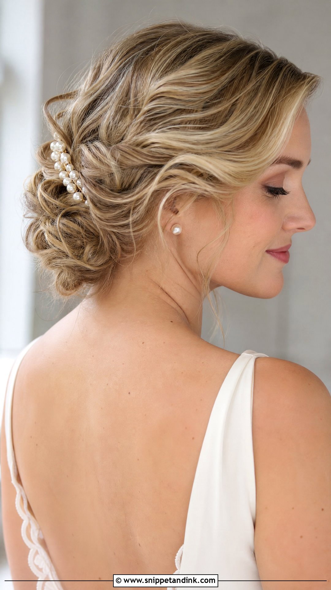 Short Hair Wedding Updo - Snippet and Ink - 15 Easy Updos for Wedding
