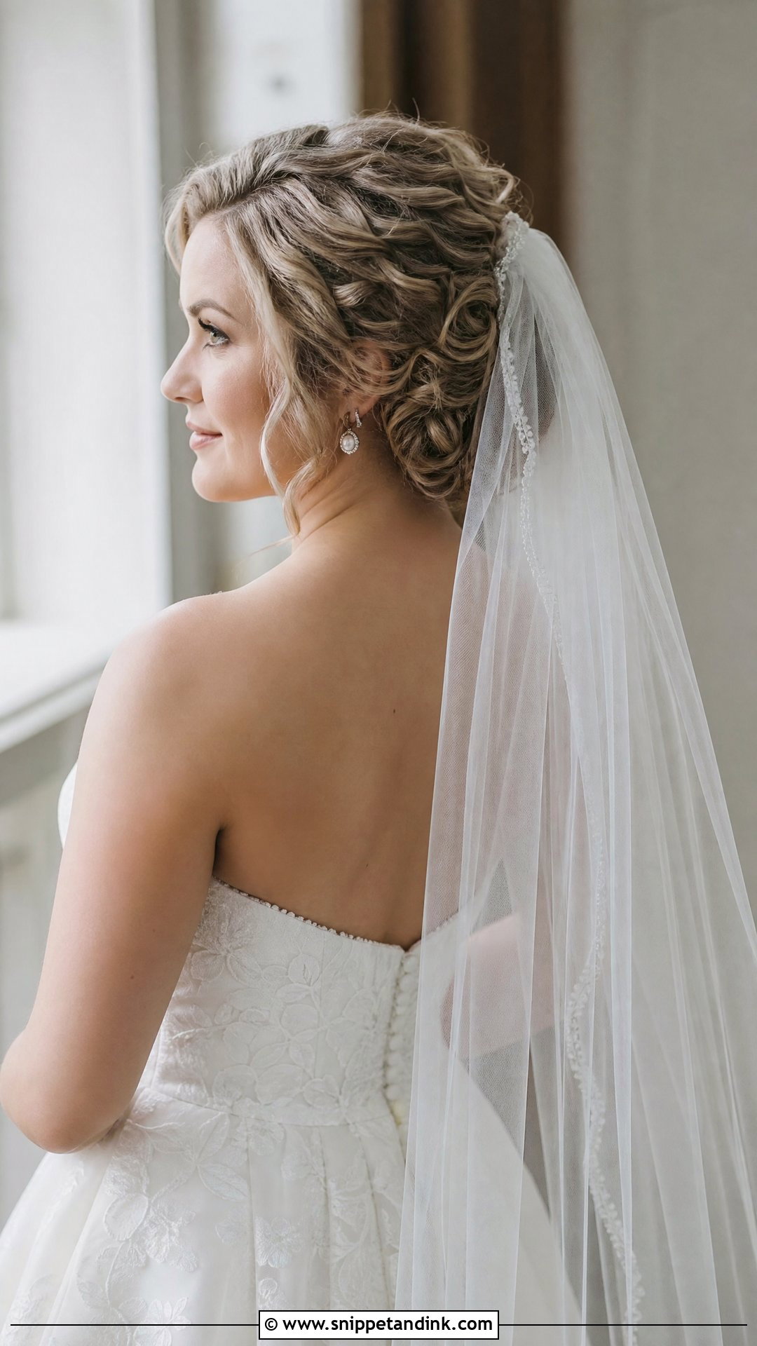 Short Hair Wedding Updo With Veil - Snippet and Ink - 20 Wedding Hairstyles for Bride Short Hair