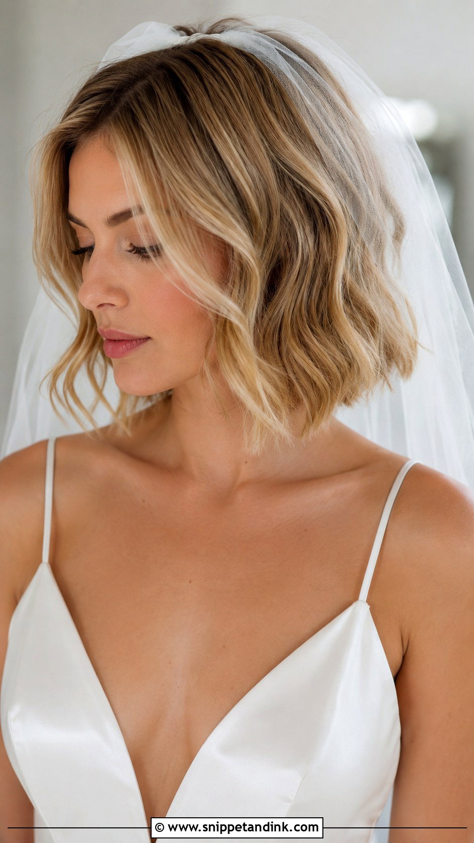 Short Hair Wedding Veil - Snippet and Ink - 15 Wedding Hairstyles on Short Hair