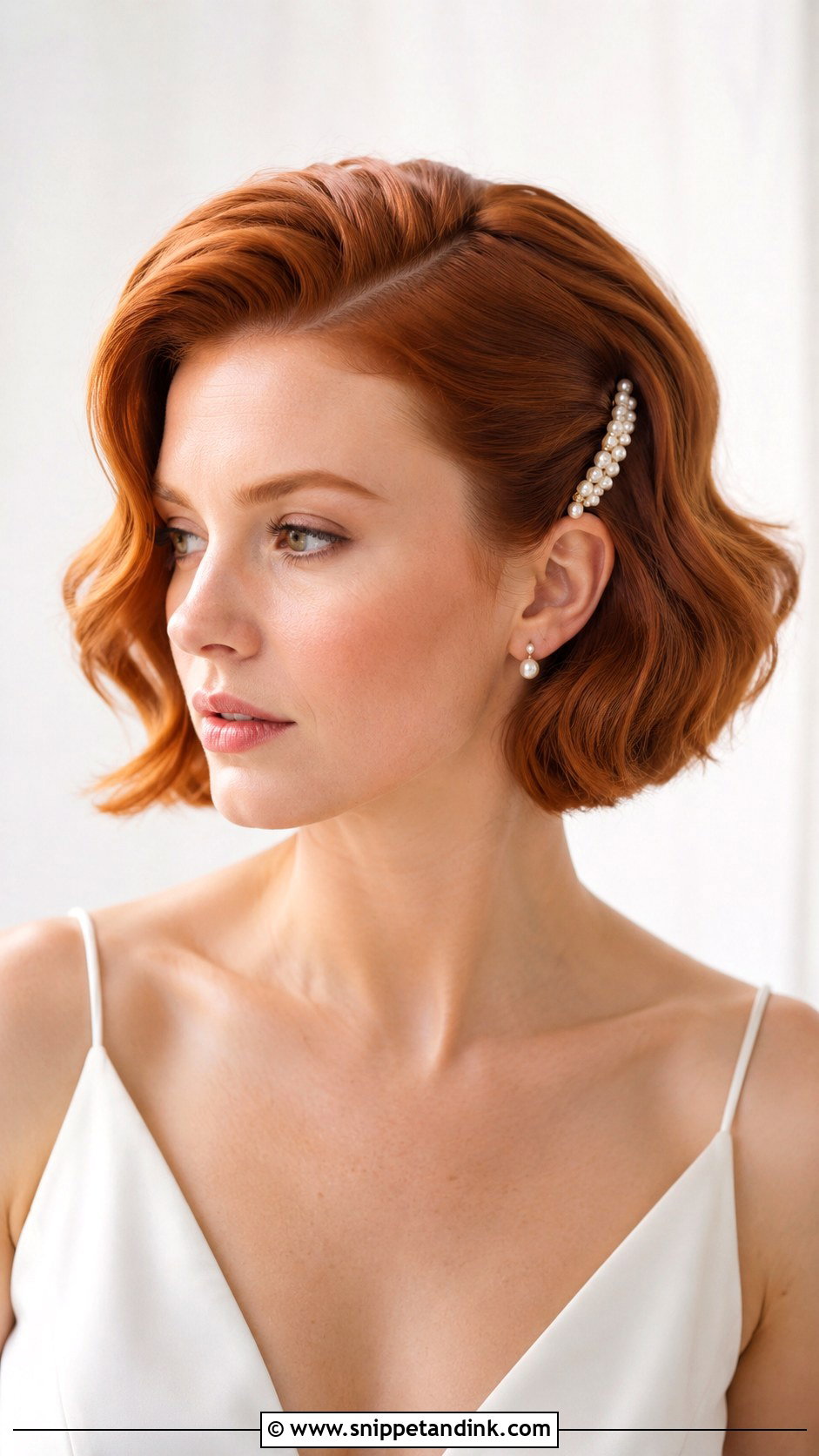 Short Hair Wedding Waves Tutorial - Snippet and Ink - 15 Hair Tutorial for Wedding Ideas