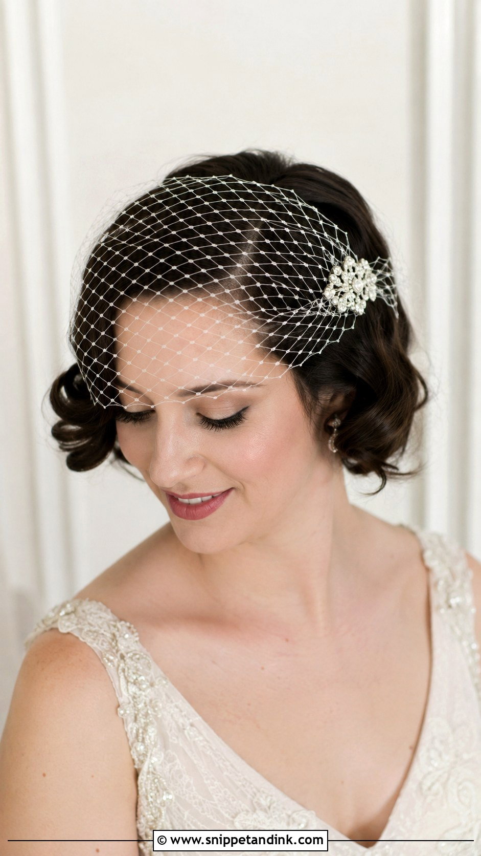 Short Hair With Birdcage Veil - Snippet and Ink - 25 Short Hairstyle Women for Wedding Ideas