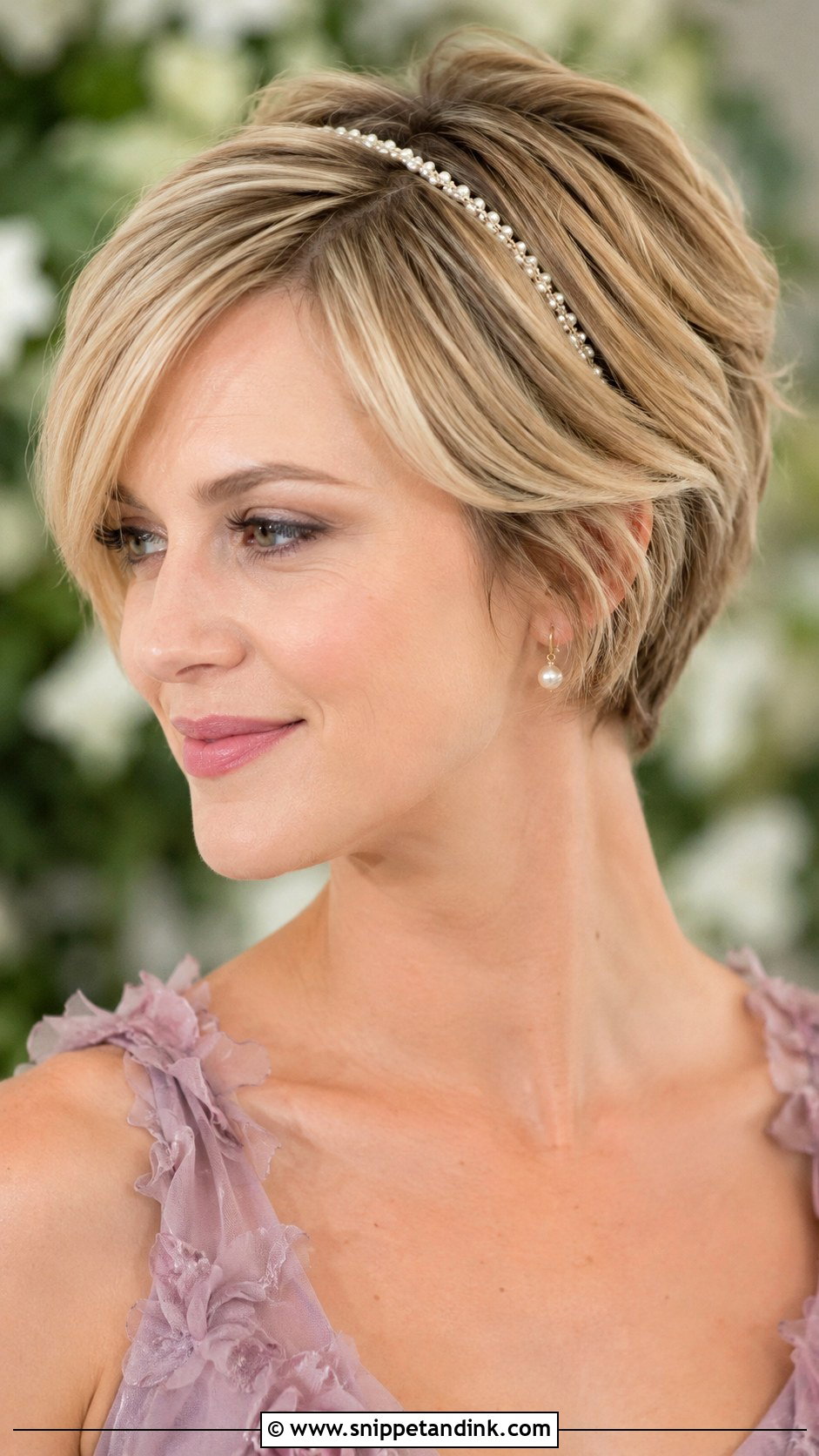 Short Hair With Headband For Wedding Guest - Snippet and Ink - 15 Short Hairstyles for a Wedding Guest
