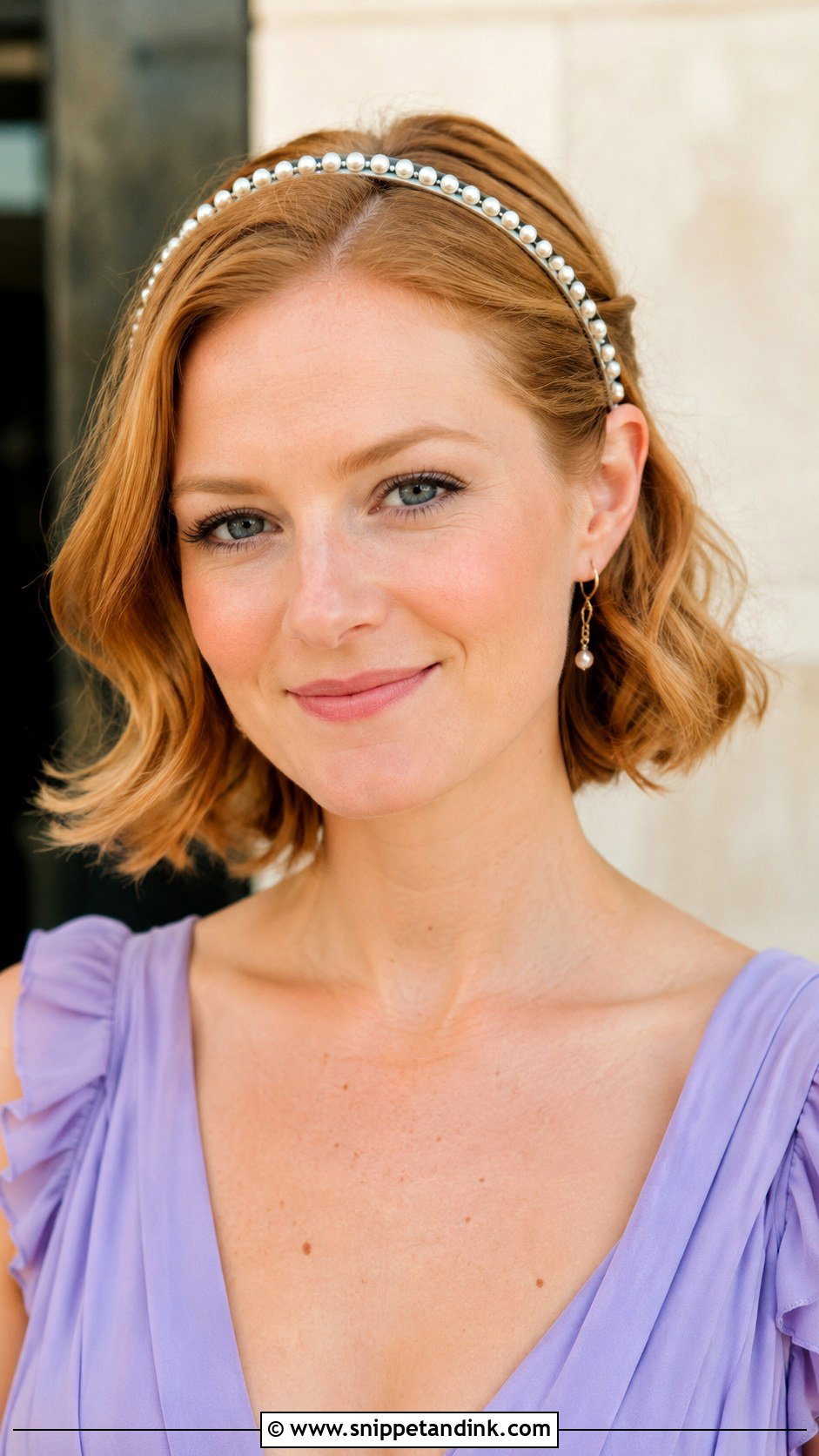 Short Hair With Headband Wedding Guest Hair - Snippet and Ink - 15 Wedding Guest Hair for Short Hair Ideas