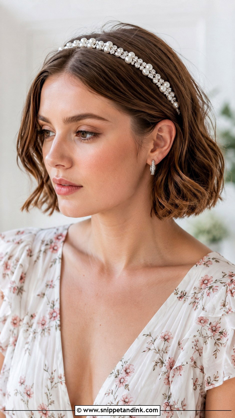 Short Hair With Headband for Wedding Guest - Snippet and Ink - 25 Short Hairstyles for Wedding Guest