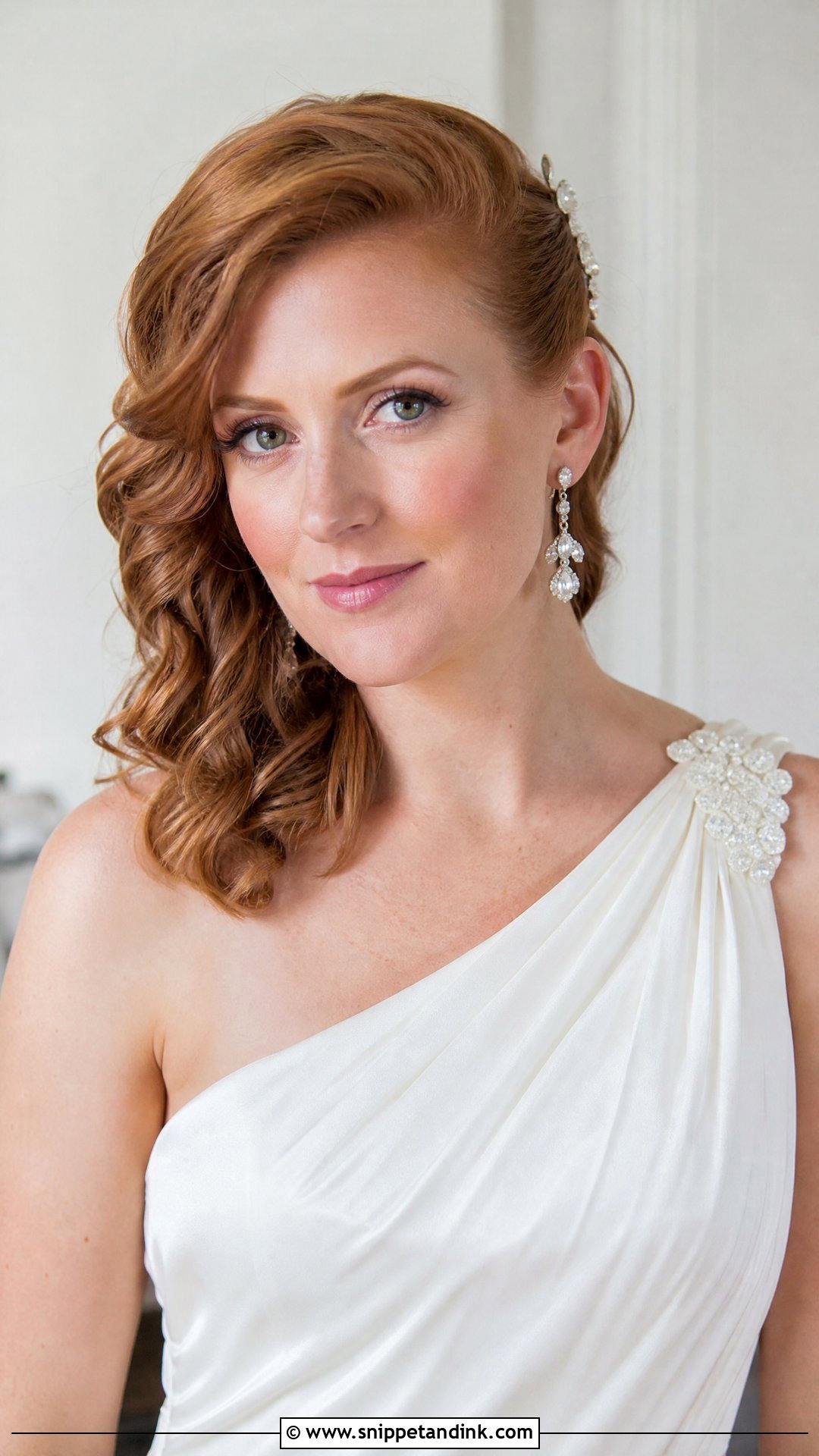 Short Hair With Side Swept Waves - Snippet and Ink - 20 Hairstyle for Short Hair for Wedding Ideas