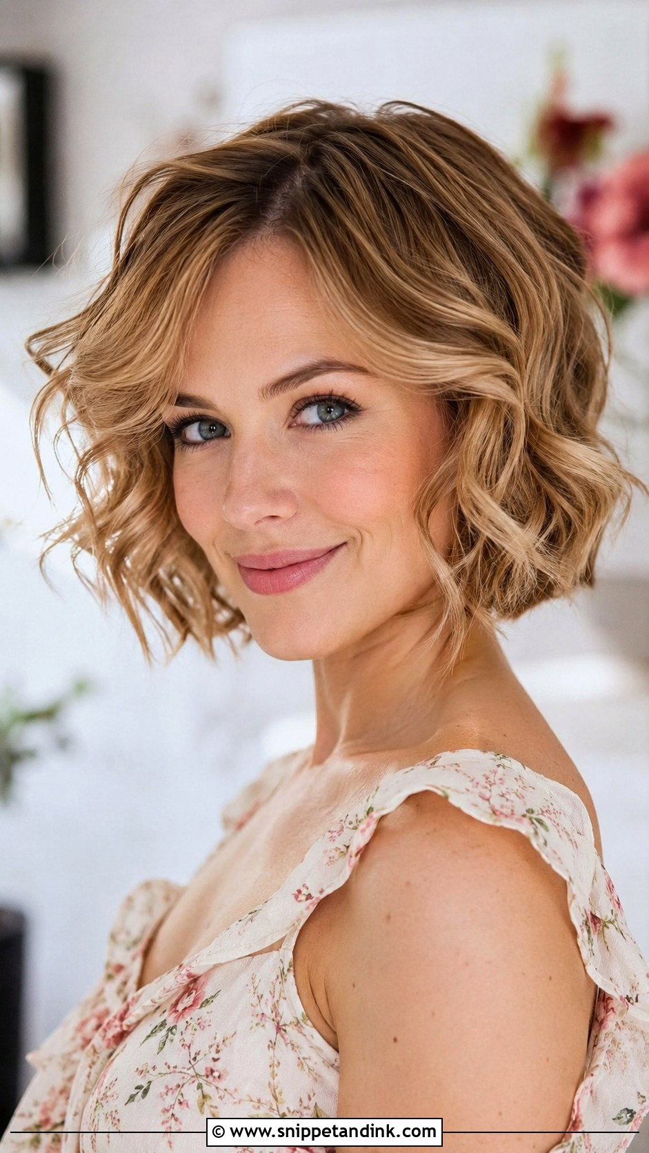 Short Hair With Soft Curls - Snippet and Ink - 30 Short Hair Styles for Wedding Guest