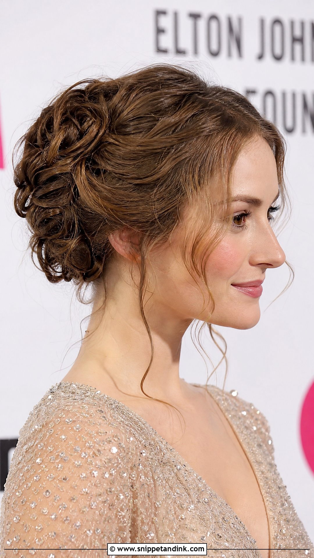 Short Hair With Twisted Updo - Snippet and Ink - 30 Short Hair Styles for Wedding Guest
