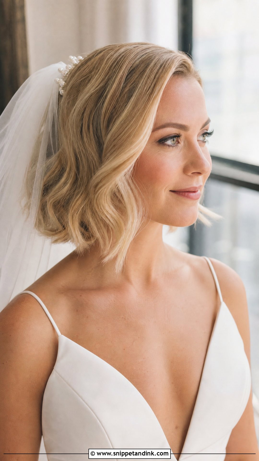 Short Hair With Veil Wedding - Snippet and Ink - 15 Easy Hairstyles for Short Hair for Wedding