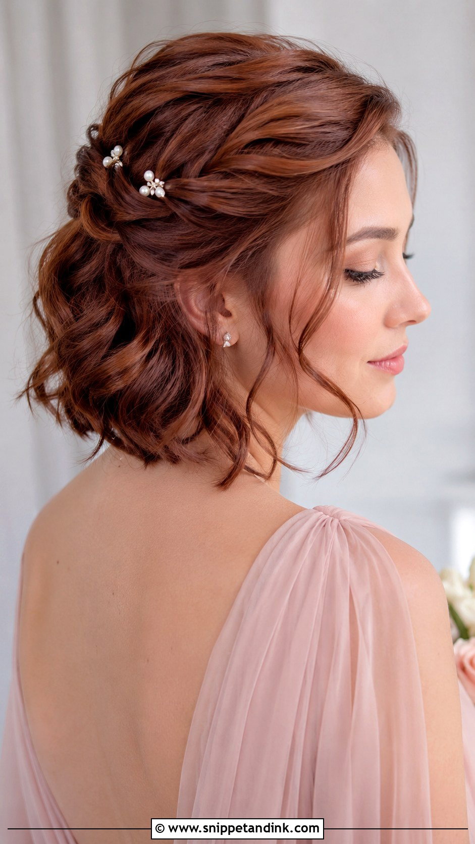 Short Half Up Bob For Engagement - Snippet and Ink - 15 Short Hair Styles for Engagement