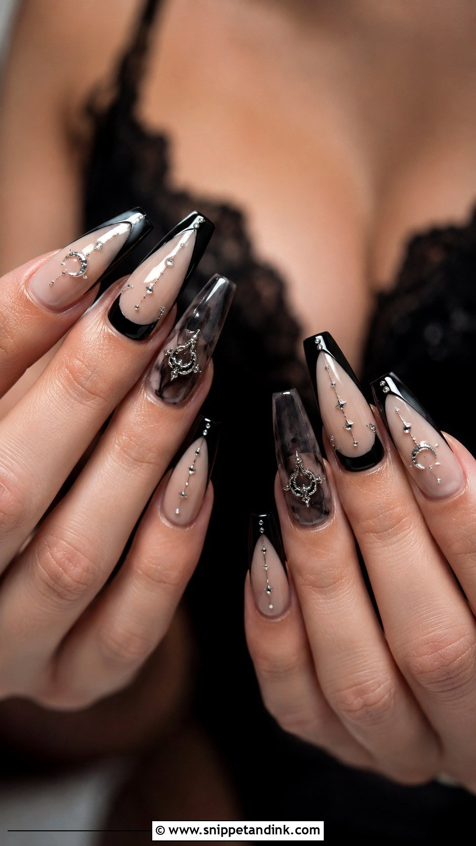 Short Halloween Wedding Nails - Snippet and Ink - 20 Halloween Wedding Nails