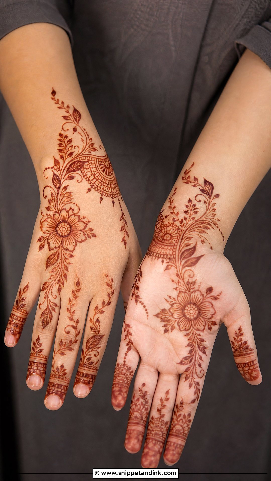 Short Henna Mehndi Design - Snippet and Ink - 35 Short Mehndi Design Ideas