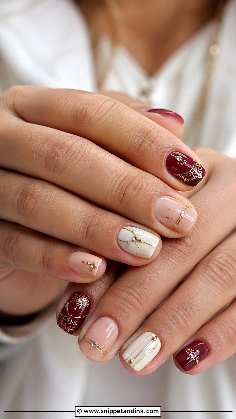 Short Indian Wedding Nails - Snippet and Ink - 20 Indian Wedding Nails Design