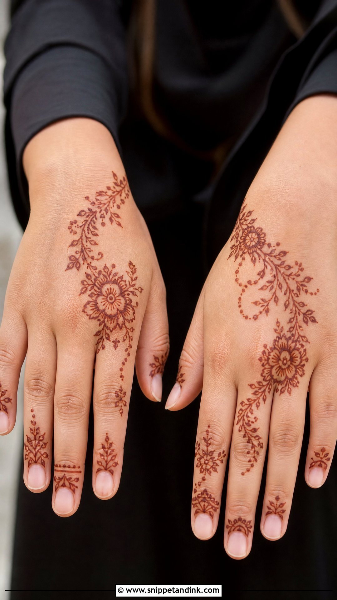 Short Khafif Mehndi Design - Snippet and Ink - 35 Short Mehndi Design Ideas