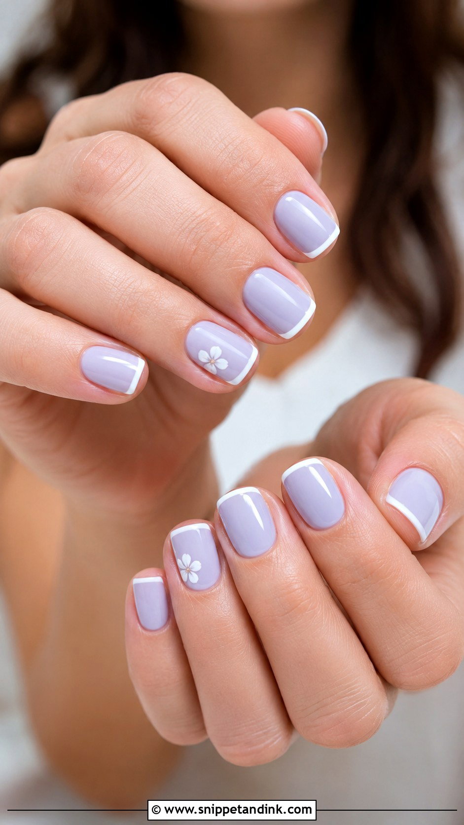 Short Lavender Wedding Nails - Snippet and Ink - 20 Lavender Wedding Nails