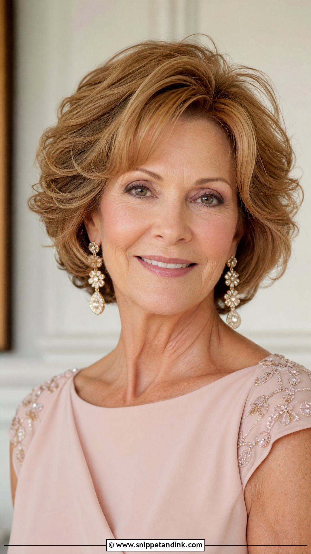 Short Layered Cut With Volume - Snippet and Ink - 20 Mother of the Bride Short Hair Down Ideas