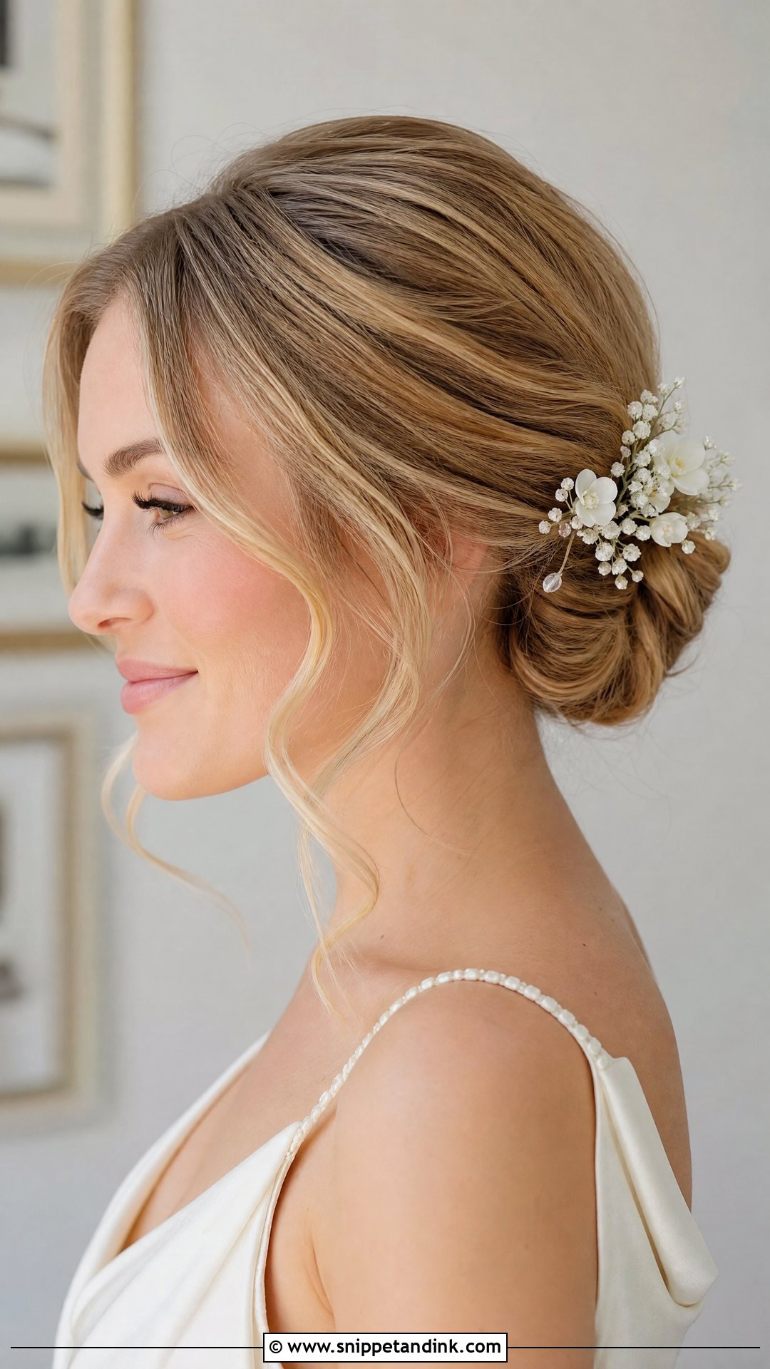 Short Low Bun Wedding Hair - Snippet and Ink - 15 Easy Wedding Hairstyles Do It Yourself Short