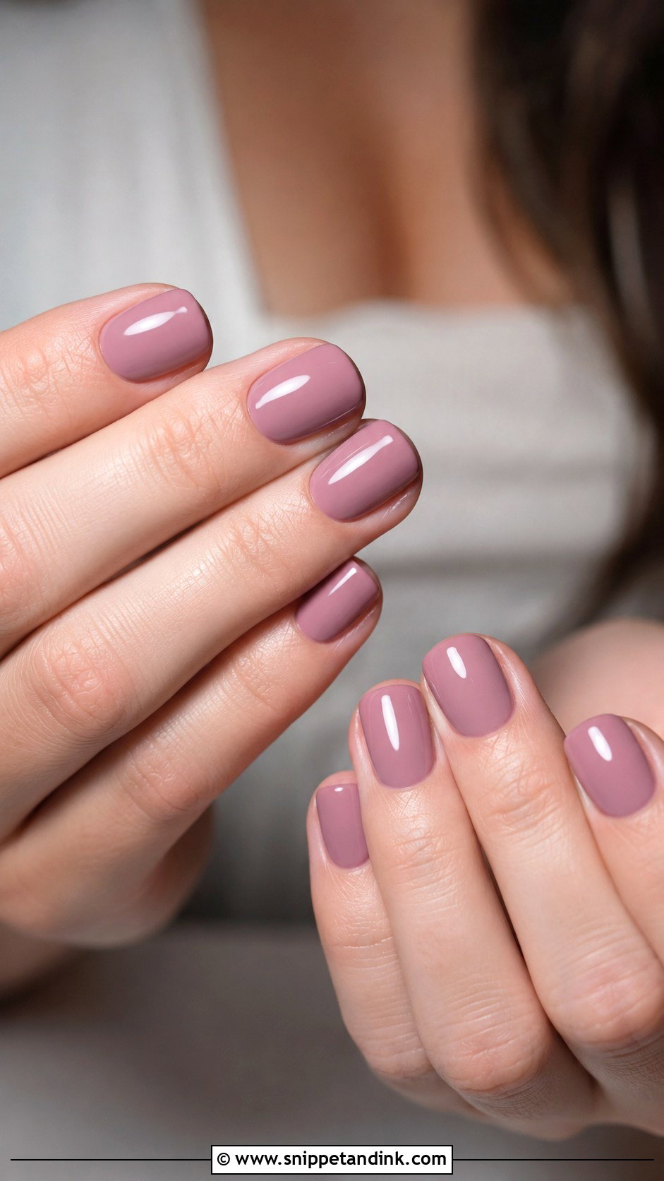 Short Mauve Wedding Nails - Snippet and Ink - 20 Short Nails for Wedding