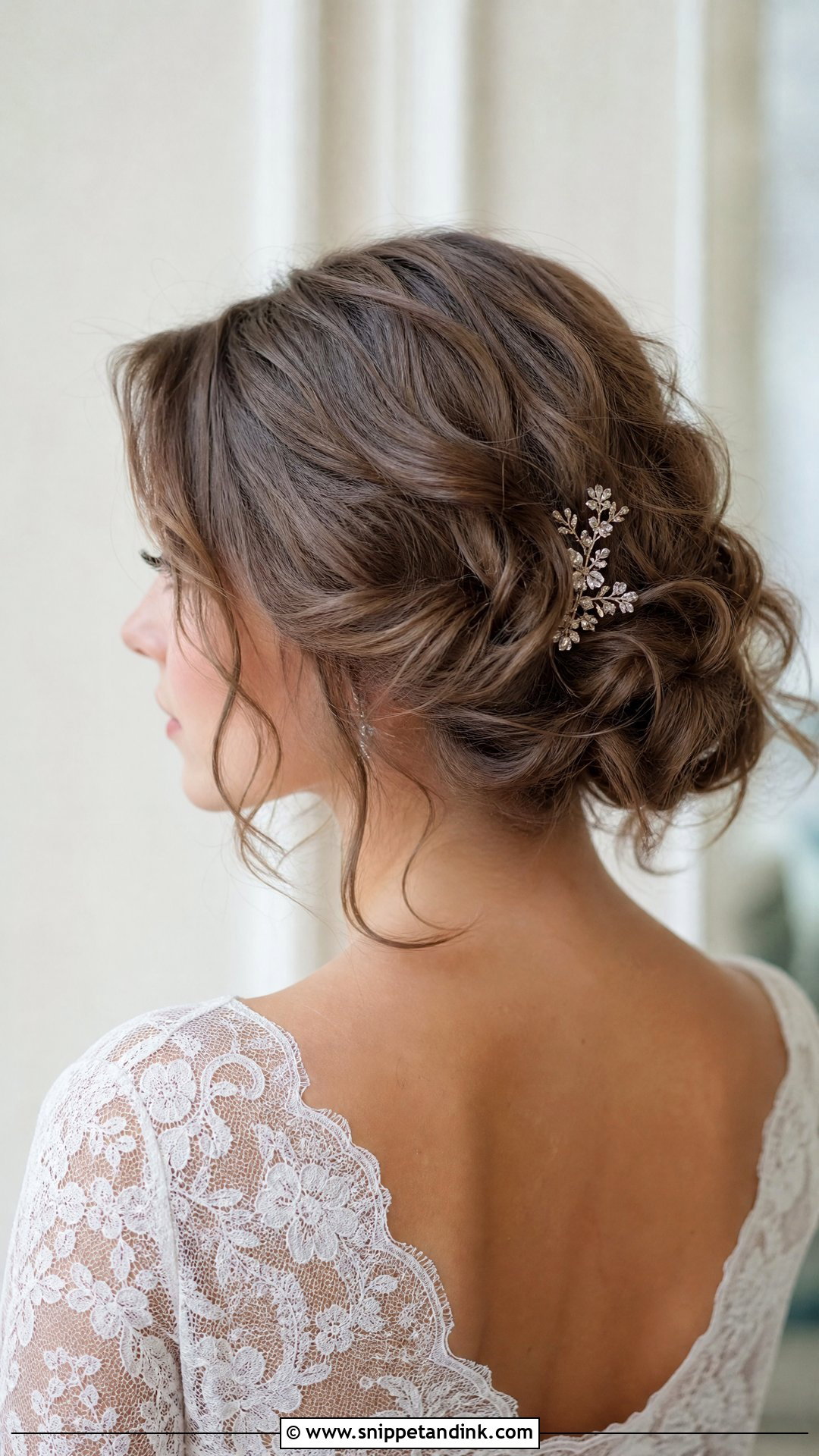 Short Messy Chignon Wedding Hair - Snippet and Ink - 15 Easy Wedding Hairstyles Do It Yourself Short