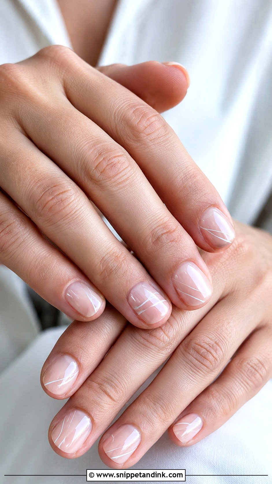 Short Minimalist Wedding Nails - Snippet and Ink - 30 Short Wedding Nails