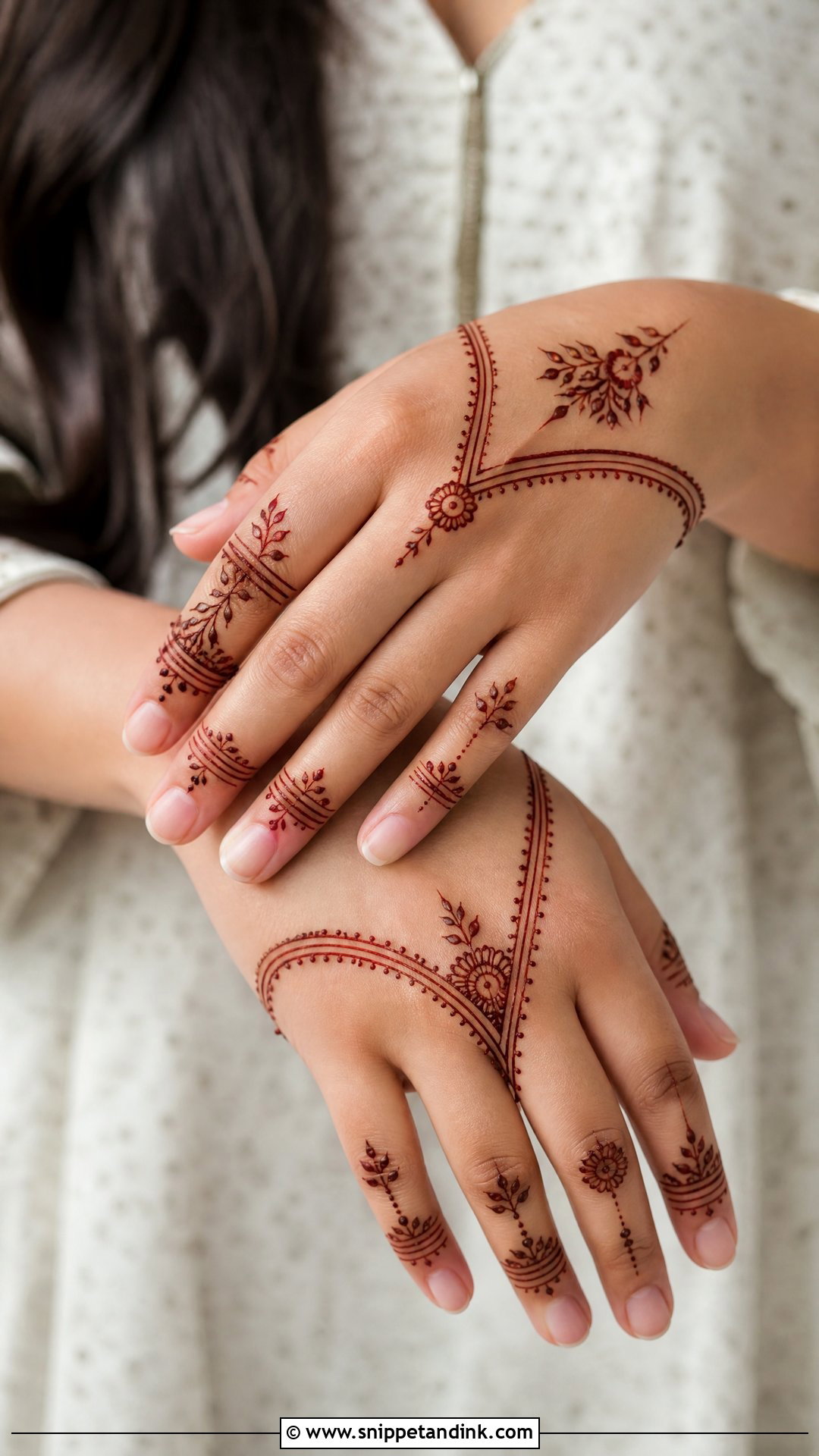 Short Modern Mehndi Design - Snippet and Ink - 35 Short Mehndi Design Ideas
