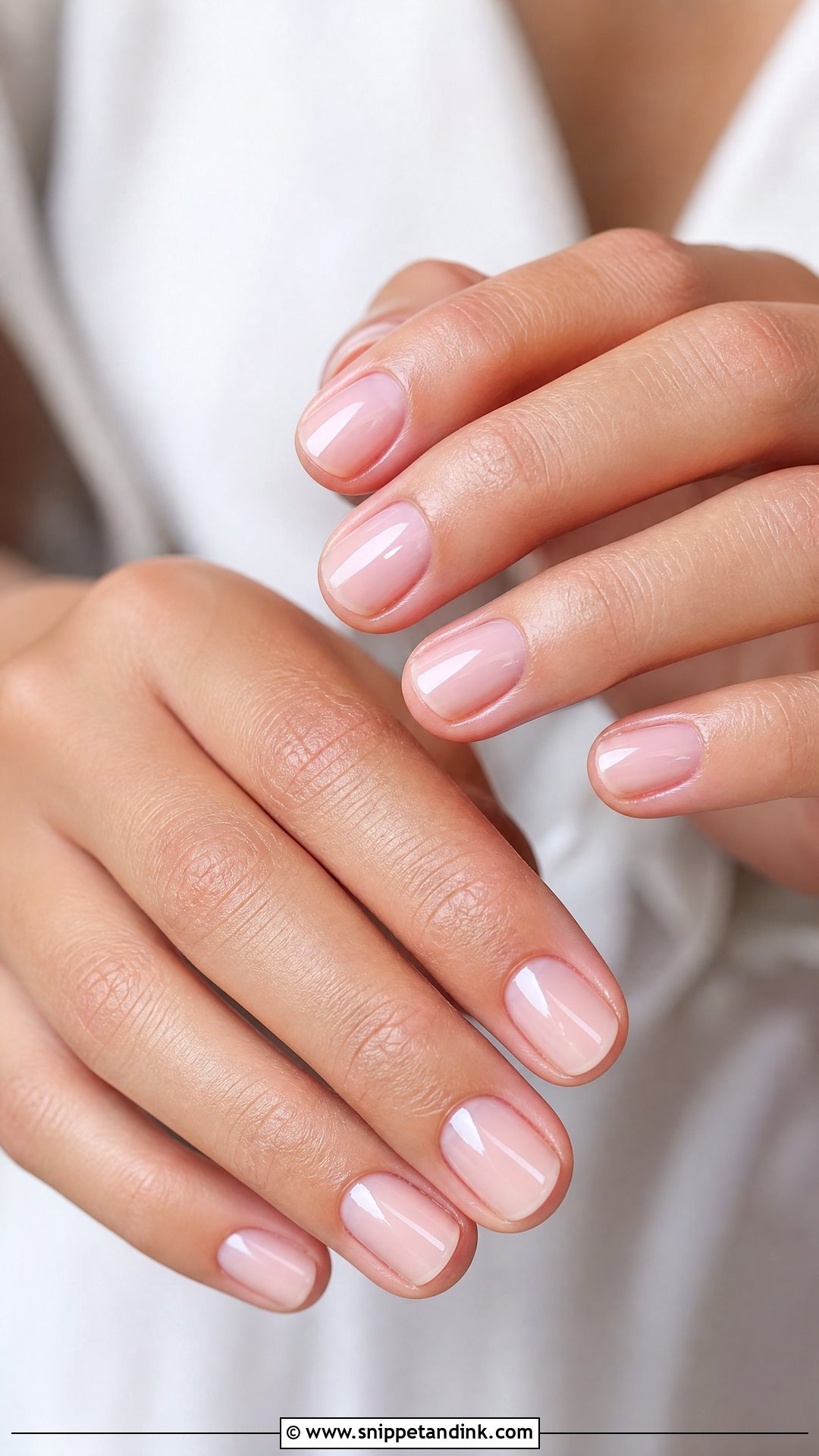Short Natural Bridal Nails - Snippet and Ink - 25 Bridal Wedding Day Nails for Bride