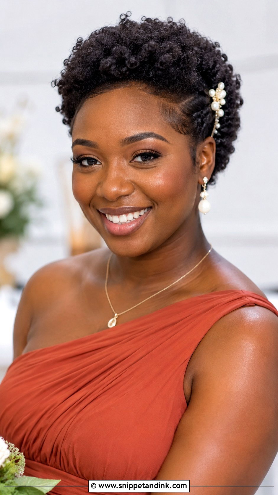 Short Natural Curls For Bridesmaid - Snippet and Ink - 20 Short Hair for Wedding Bridesmaid Ideas