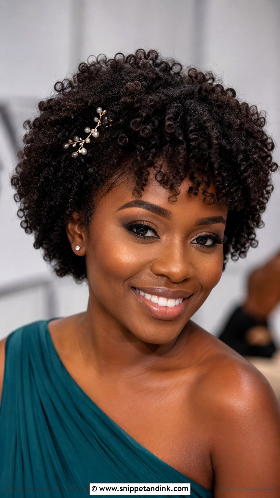 Short Natural Curls Wedding Guest - Snippet and Ink - 15 Short Hairdos for Wedding Guest