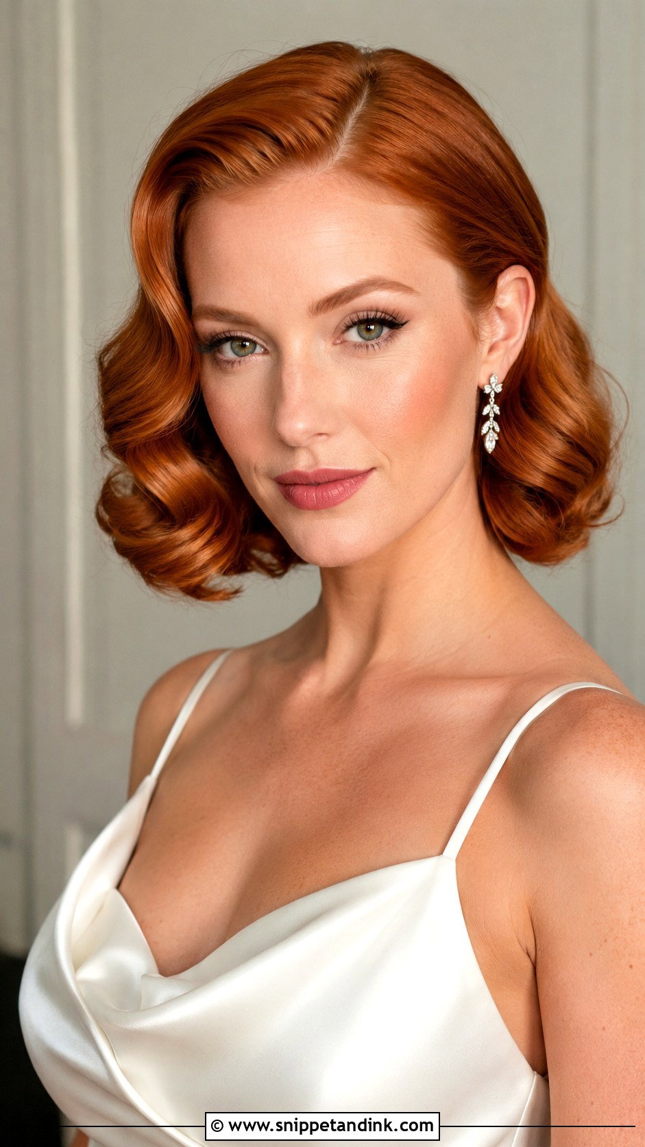 Short Natural Curls Wedding Hair - Snippet and Ink - 15 Short Hair Styling Wedding Ideas
