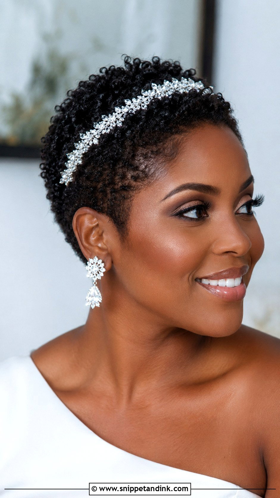 Short Natural Hair Wedding Style - Snippet and Ink - 20 Wedding Hair Styles Black Women