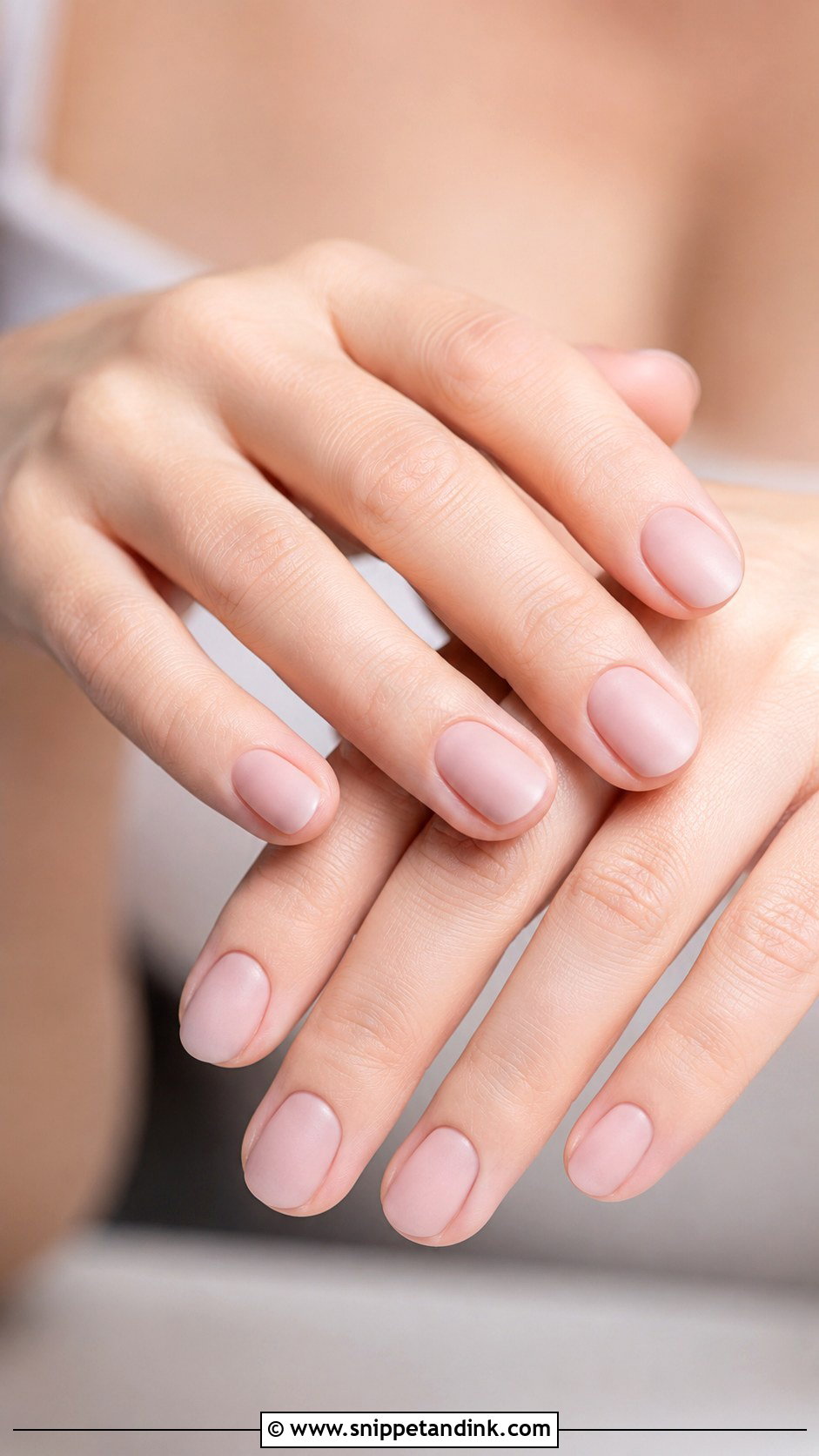 Short Natural Matte Wedding Nails - Snippet and Ink - 20 Short Natural Wedding Nails
