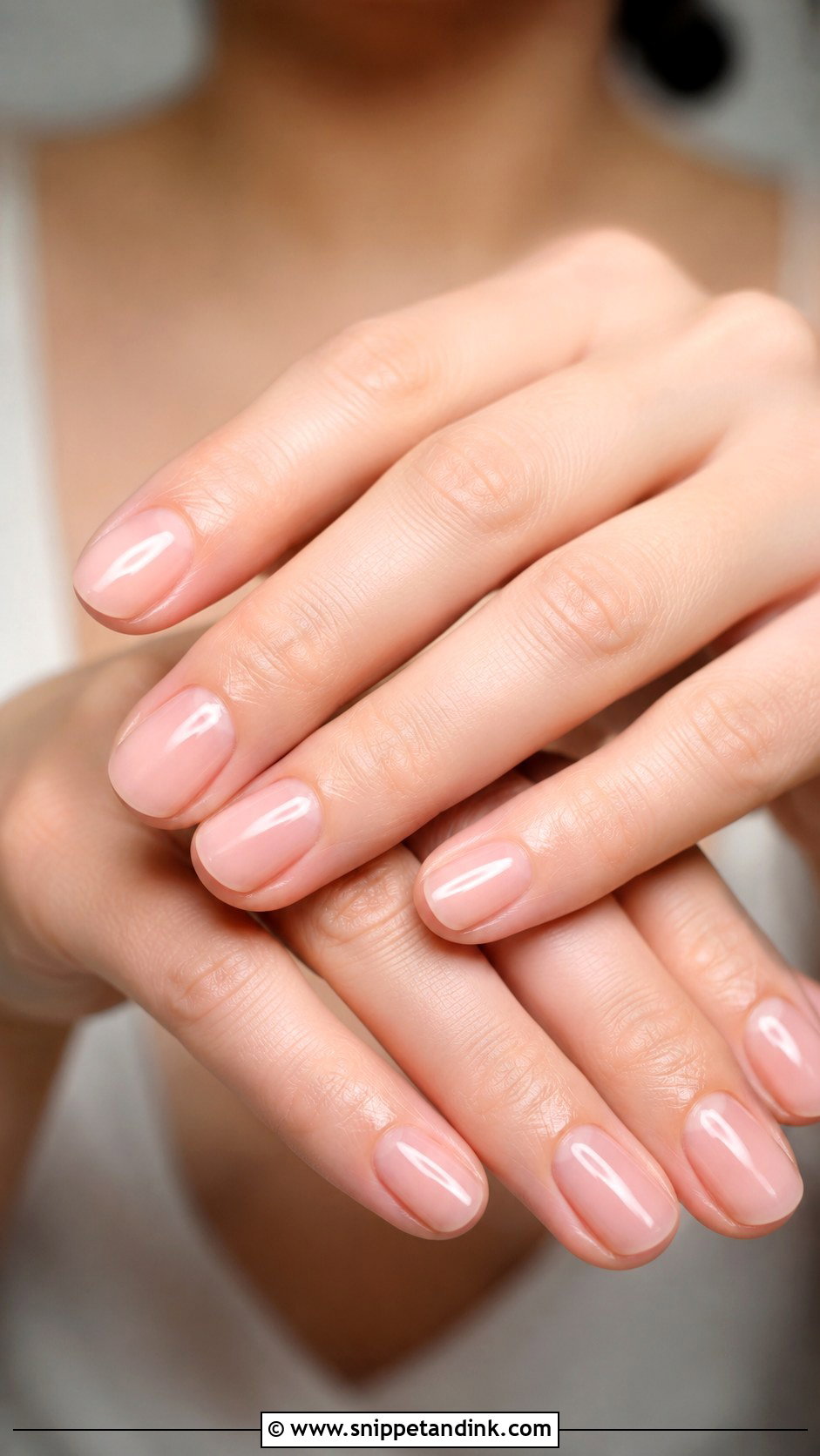 Short Natural Pink Wedding Nails - Snippet and Ink - 20 Short Natural Wedding Nails