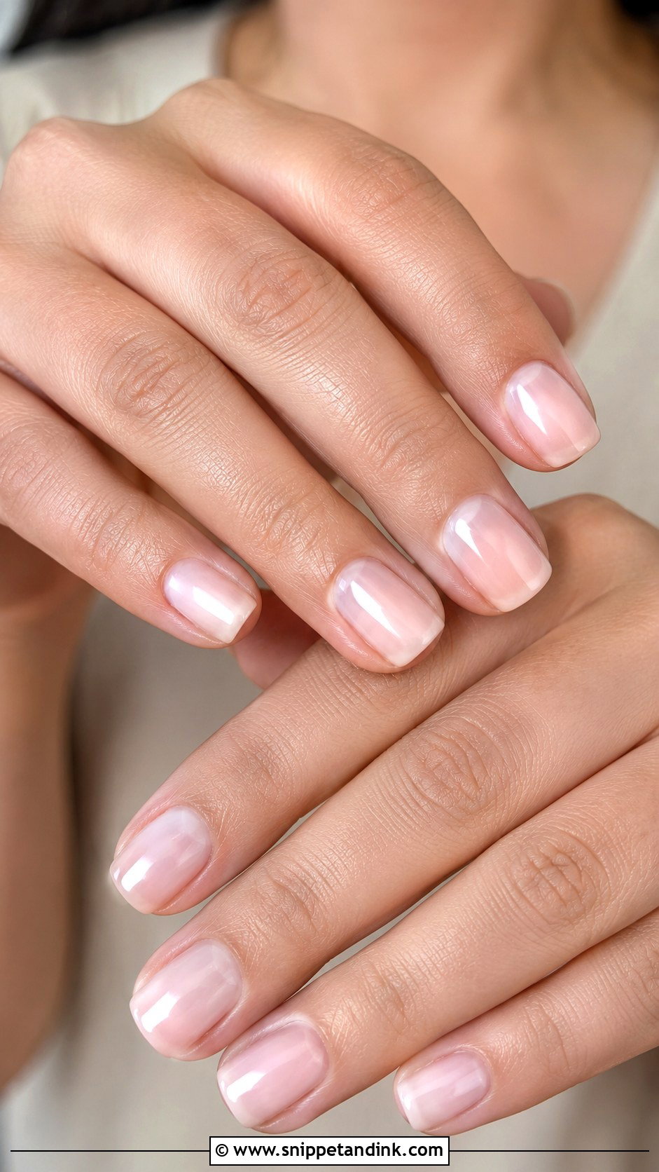Short Natural Square Wedding Nails - Snippet and Ink - 20 Short Natural Wedding Nails
