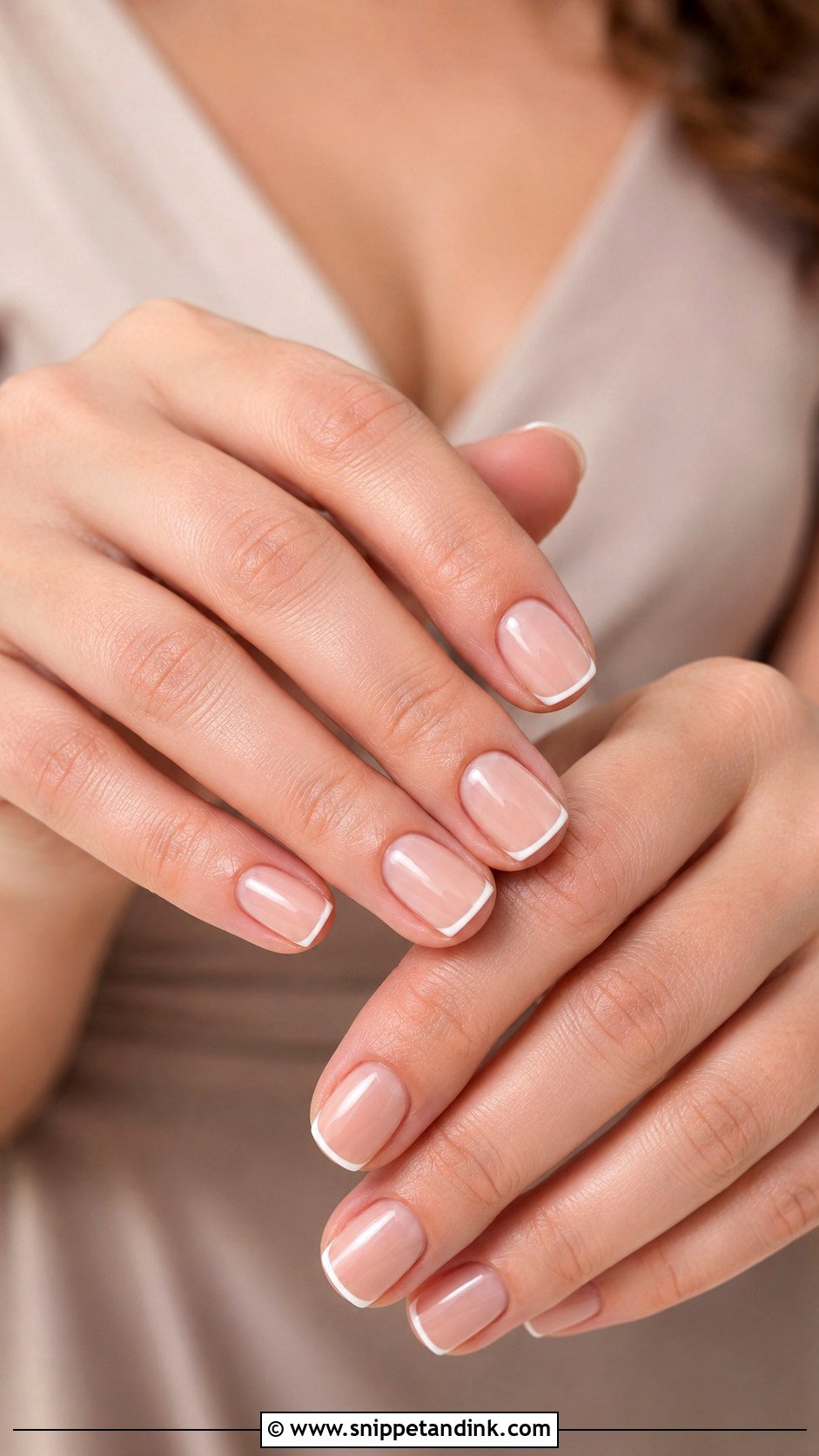 Short Neutral Bridesmaid Nails - Snippet and Ink - 30 Neutral Bridesmaid Wedding Nails
