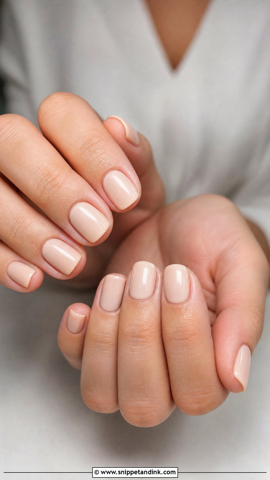 Short Neutral Wedding Guest Nails - Snippet and Ink - 25 Wedding Guest Nail Ideas