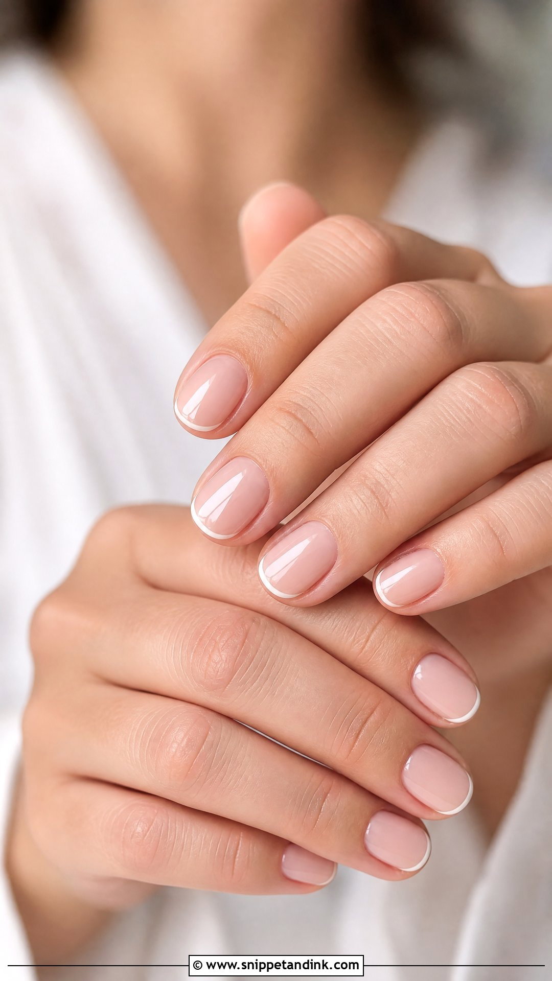 Short Neutral Wedding Nails - Snippet and Ink - 25 Neutral Wedding Nails