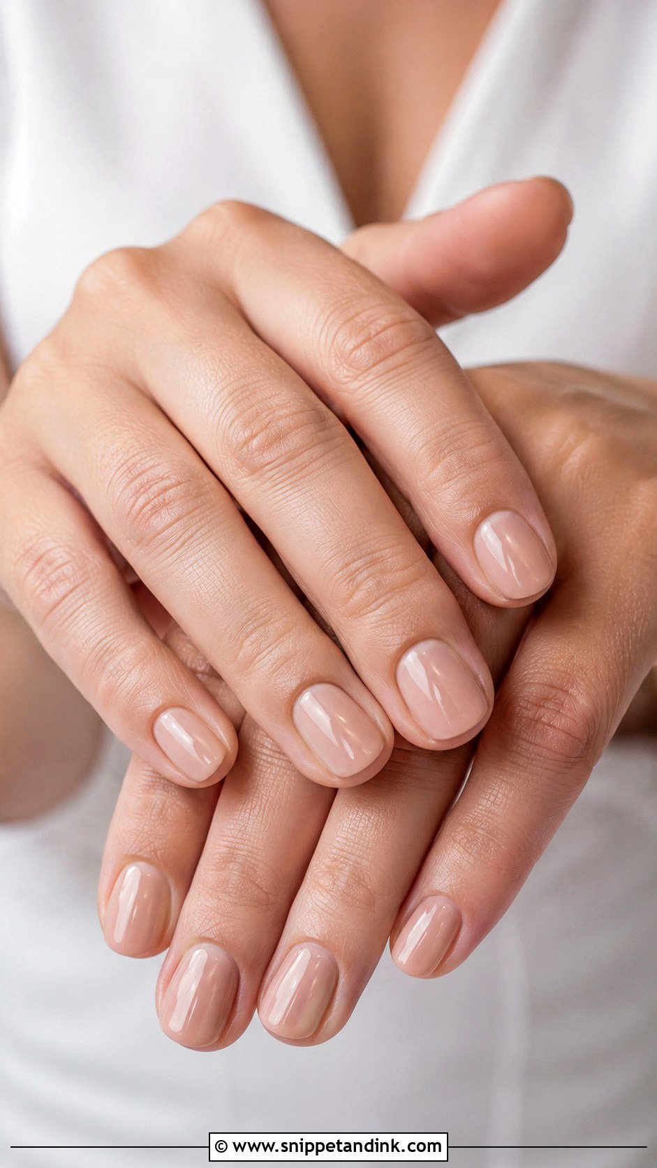 Short Nude Bride Nails - Snippet and Ink - 30 Elegant Bride Nails Wedding