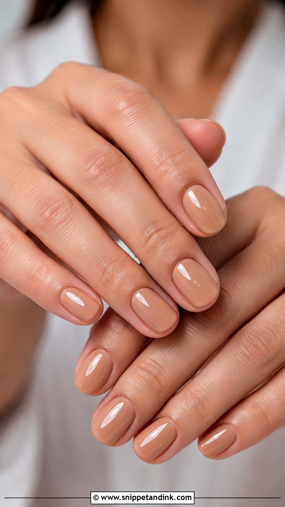 Short Nude Bridesmaid Nails - Snippet and Ink - 20 Bridesmaid Nail Designs