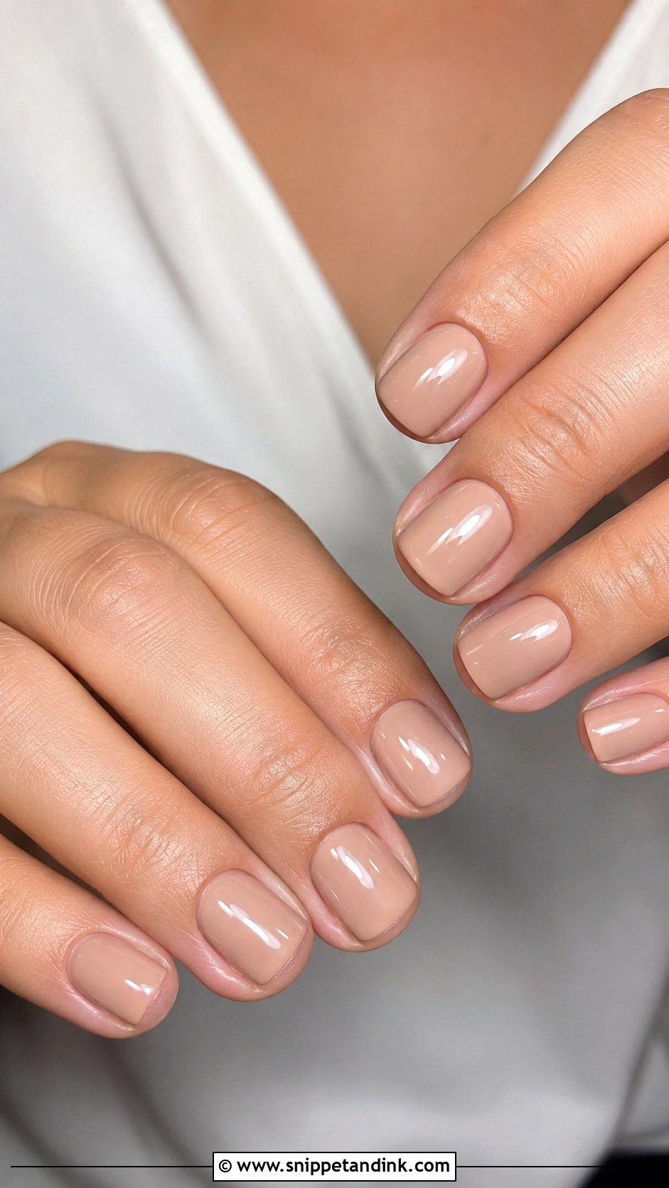 Short Nude Square Nails - Snippet and Ink - 20 Nail Art for Wedding Guest Ideas