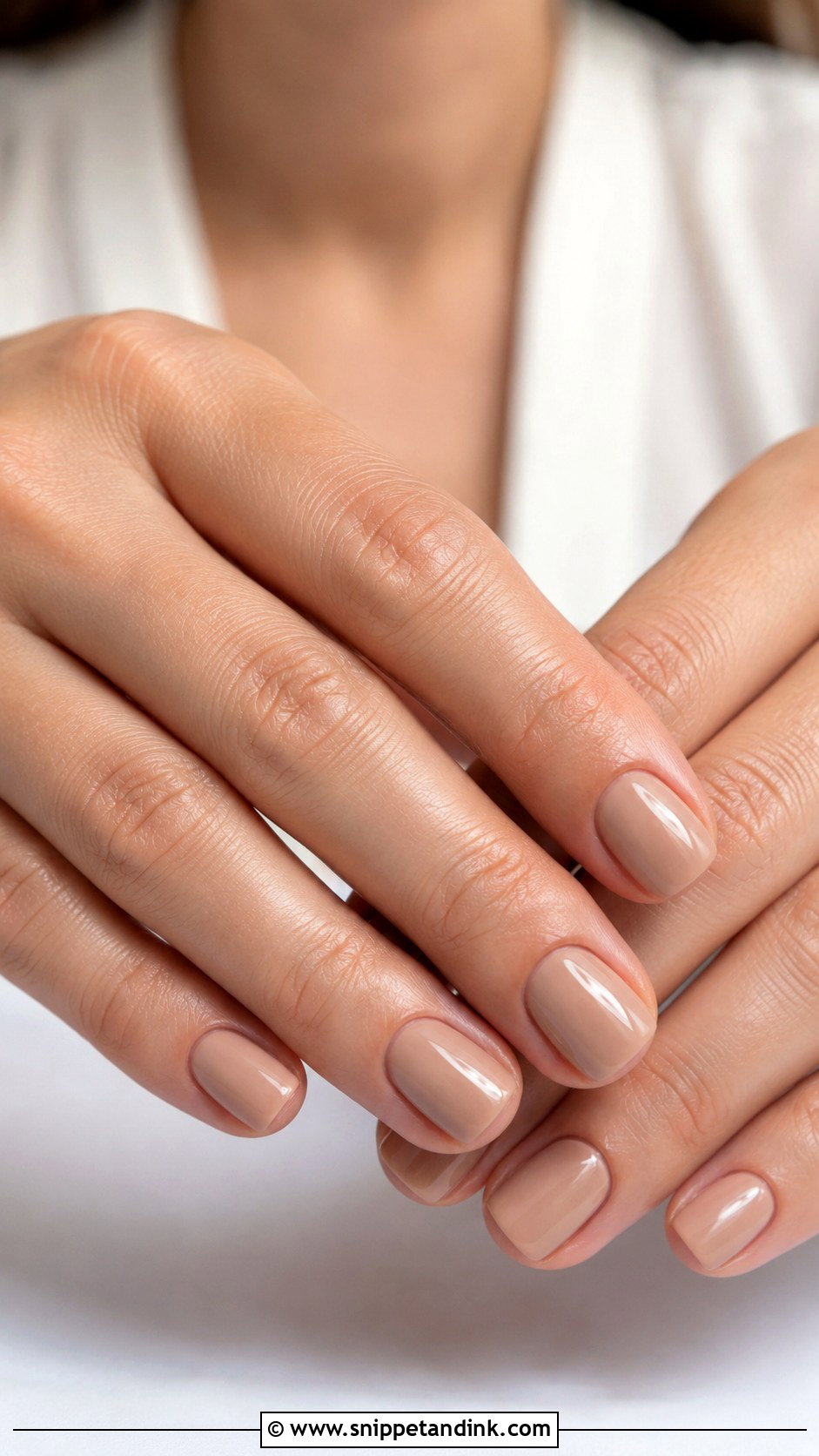 Short Nude Wedding Guest Nails - Snippet and Ink - 20 Nail Ideas for Wedding Guest