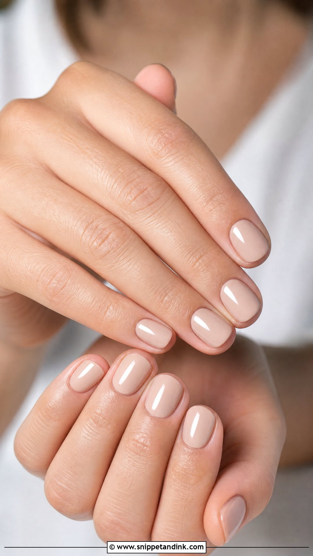 Short Nude Wedding Nails - Snippet and Ink - 25 Nail for Wedding Ideas