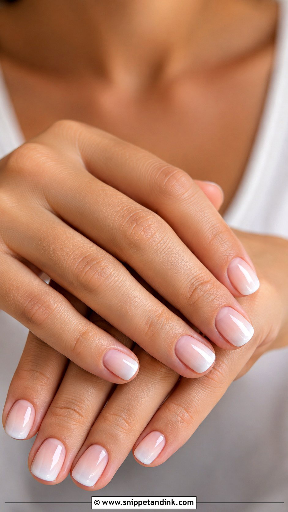 Short Ombre Wedding Nails - Snippet and Ink - 20 Ombre Wedding Nails Brides