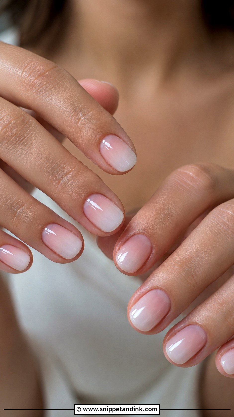 Short Ombre Wedding Nails - Snippet and Ink - 20 Ombre Wedding Nails for Bride