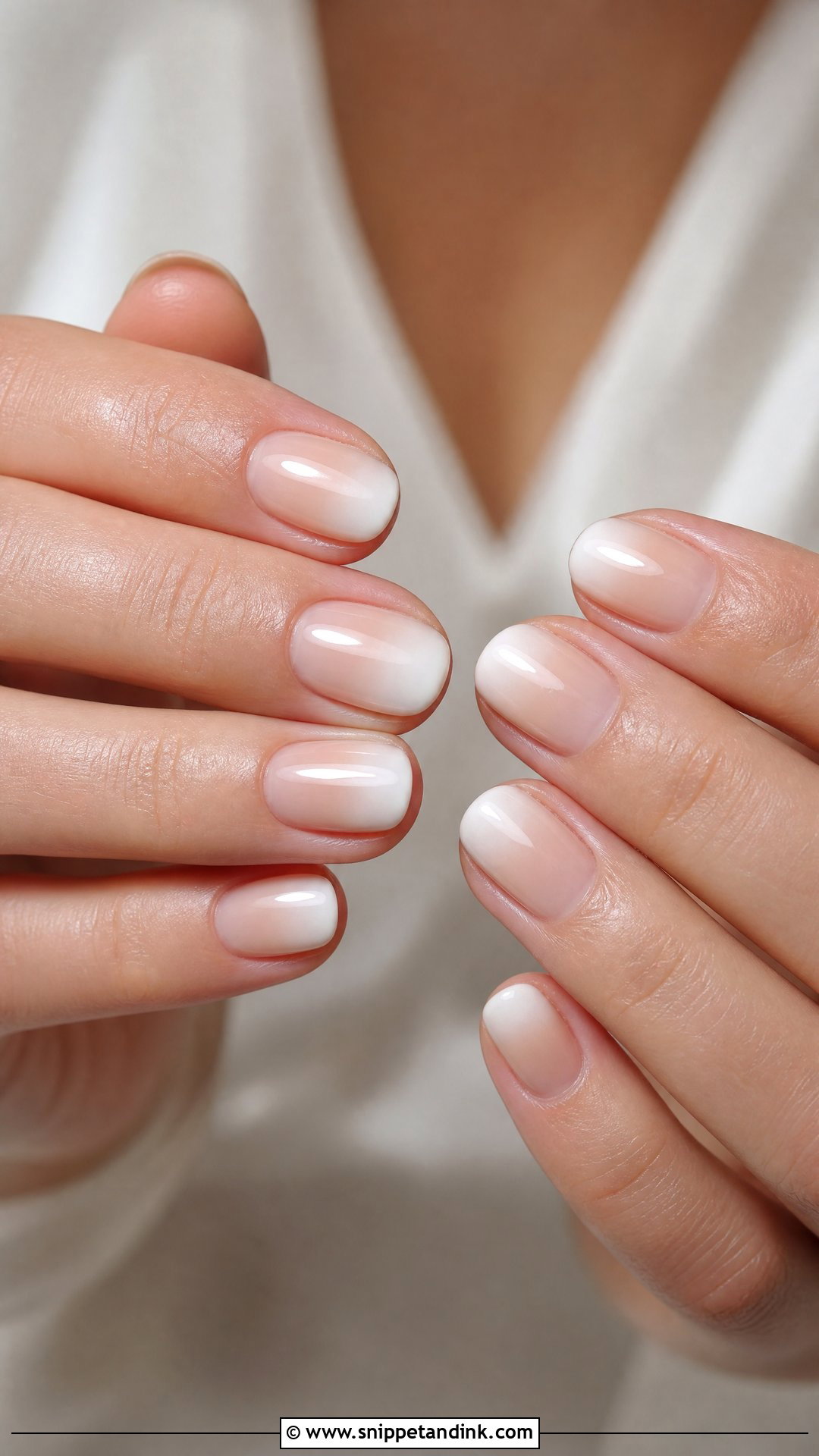 Short Ombre Wedding Nails - Snippet and Ink - 25 Ombre Wedding Nails