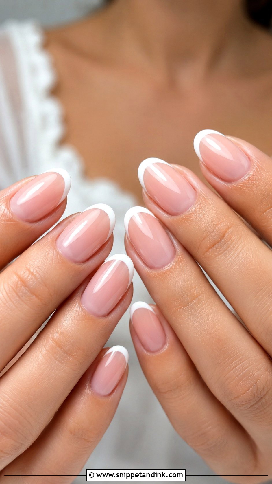 Short Oval Wedding Nails - Snippet and Ink - 20 Oval Wedding Nails