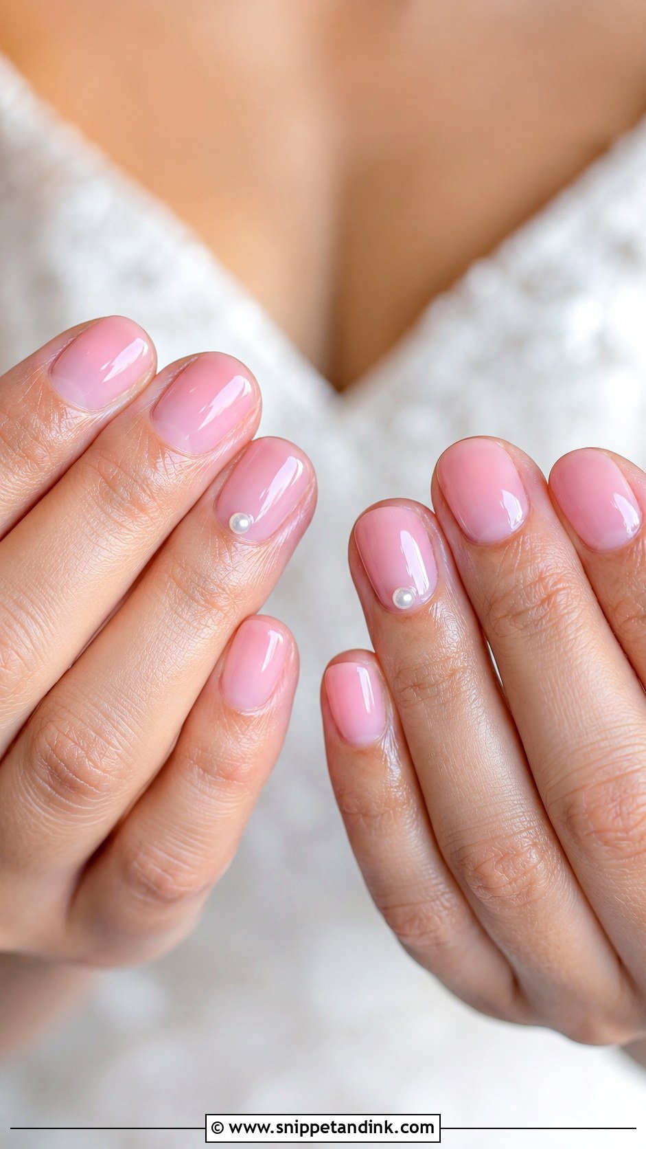 Short Pink Wedding Nails - Snippet and Ink - 30 Pink Wedding Nails