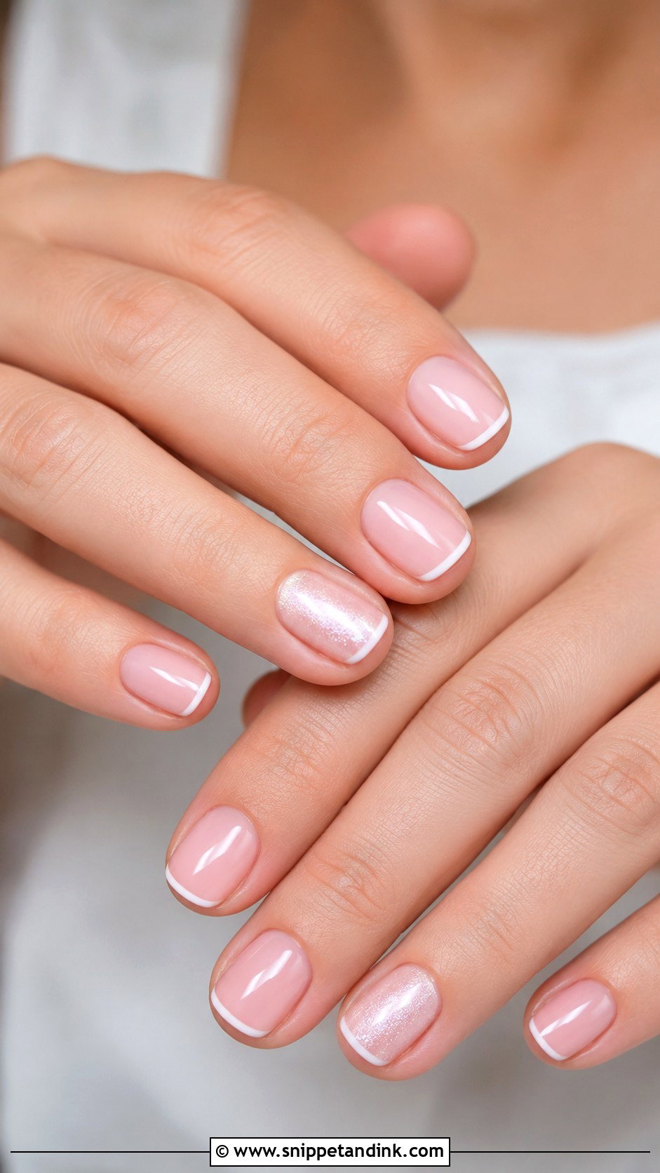 Short Pink Wedding Nails - Snippet and Ink - 20 Elegant Pink Wedding Nail Art Ideas